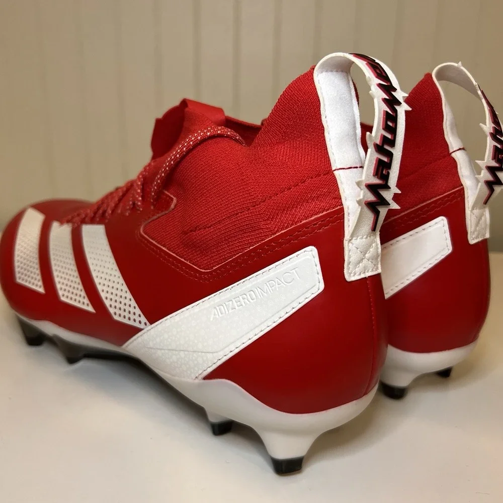 Adidas Adizero Impact + PE‎ Patrick Mahomes Chiefs Red Football Cleats Men's 11